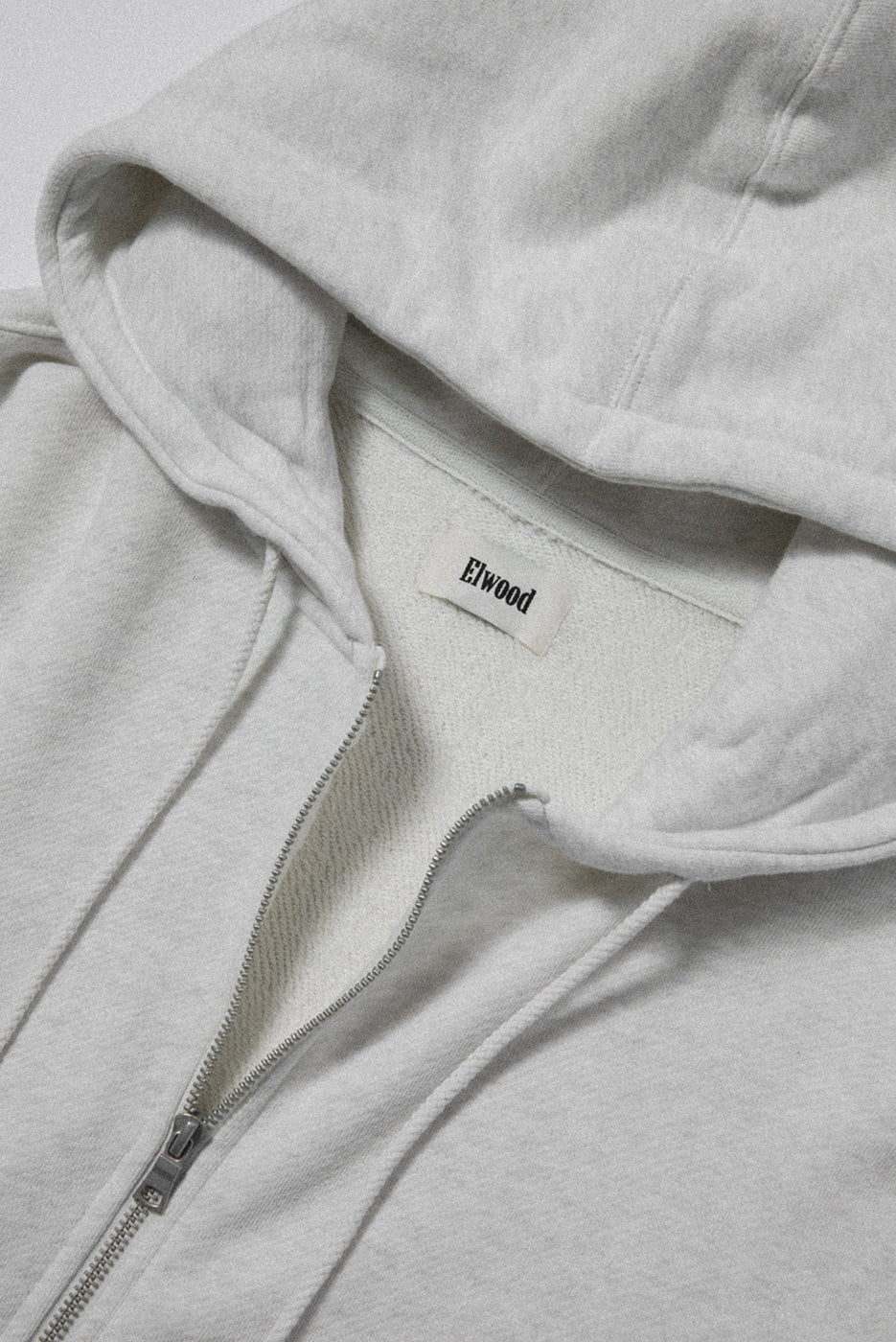 UNLINED ZIP HOODIE