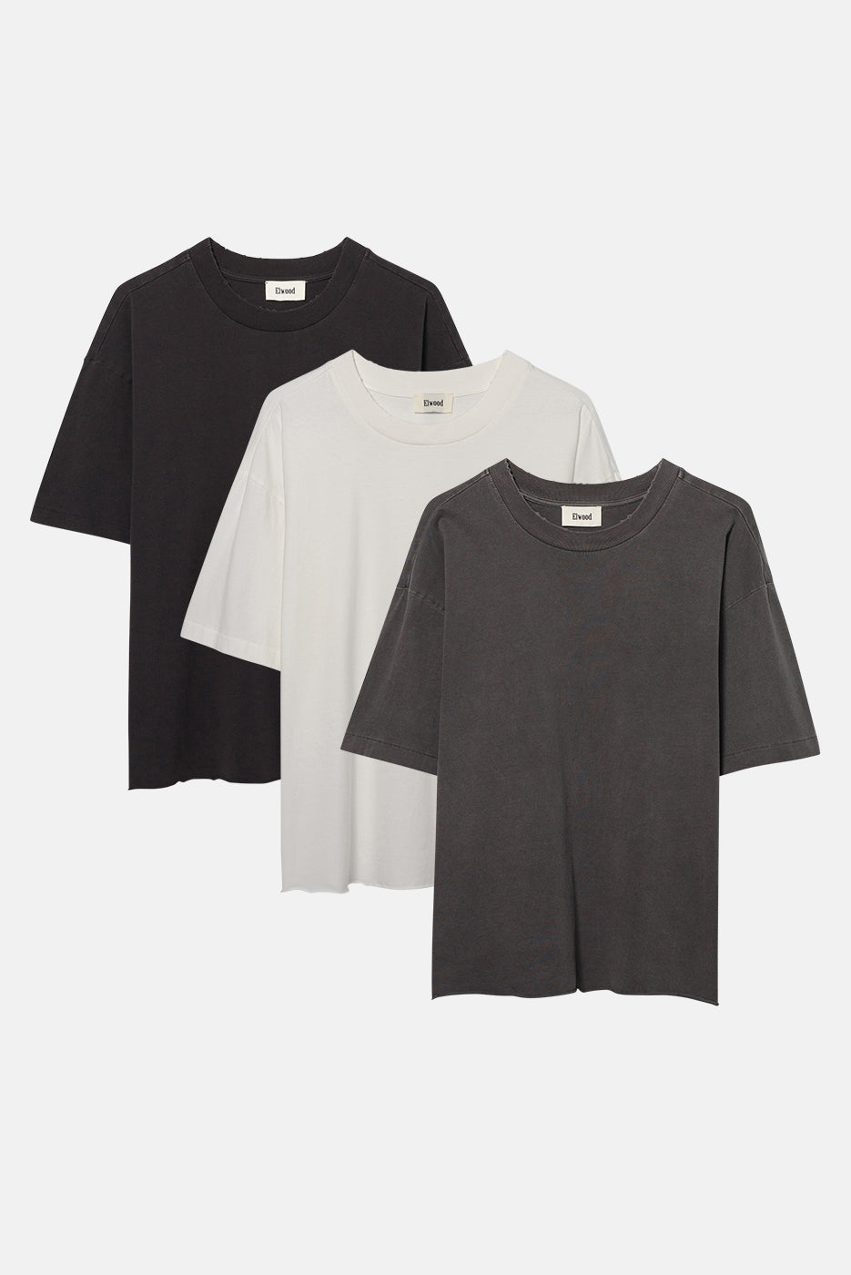 OVERSIZED CROP CORE TEE 3 PACK