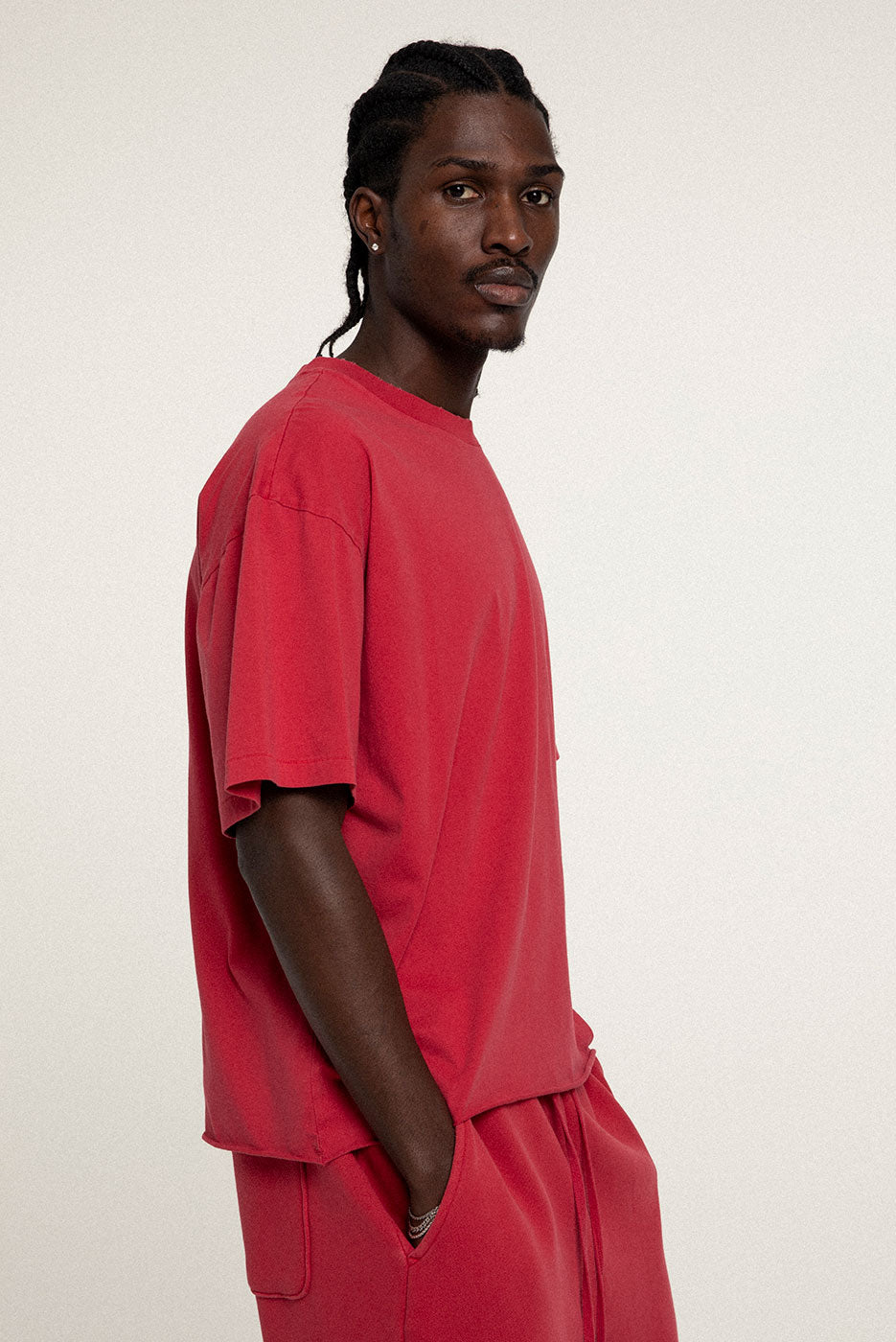 OVERSIZED CROP CORE TEE