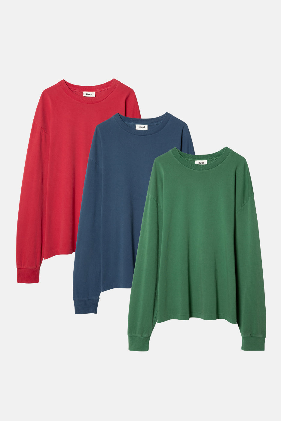 OVERSIZED CORE LS TEE 3 PACK