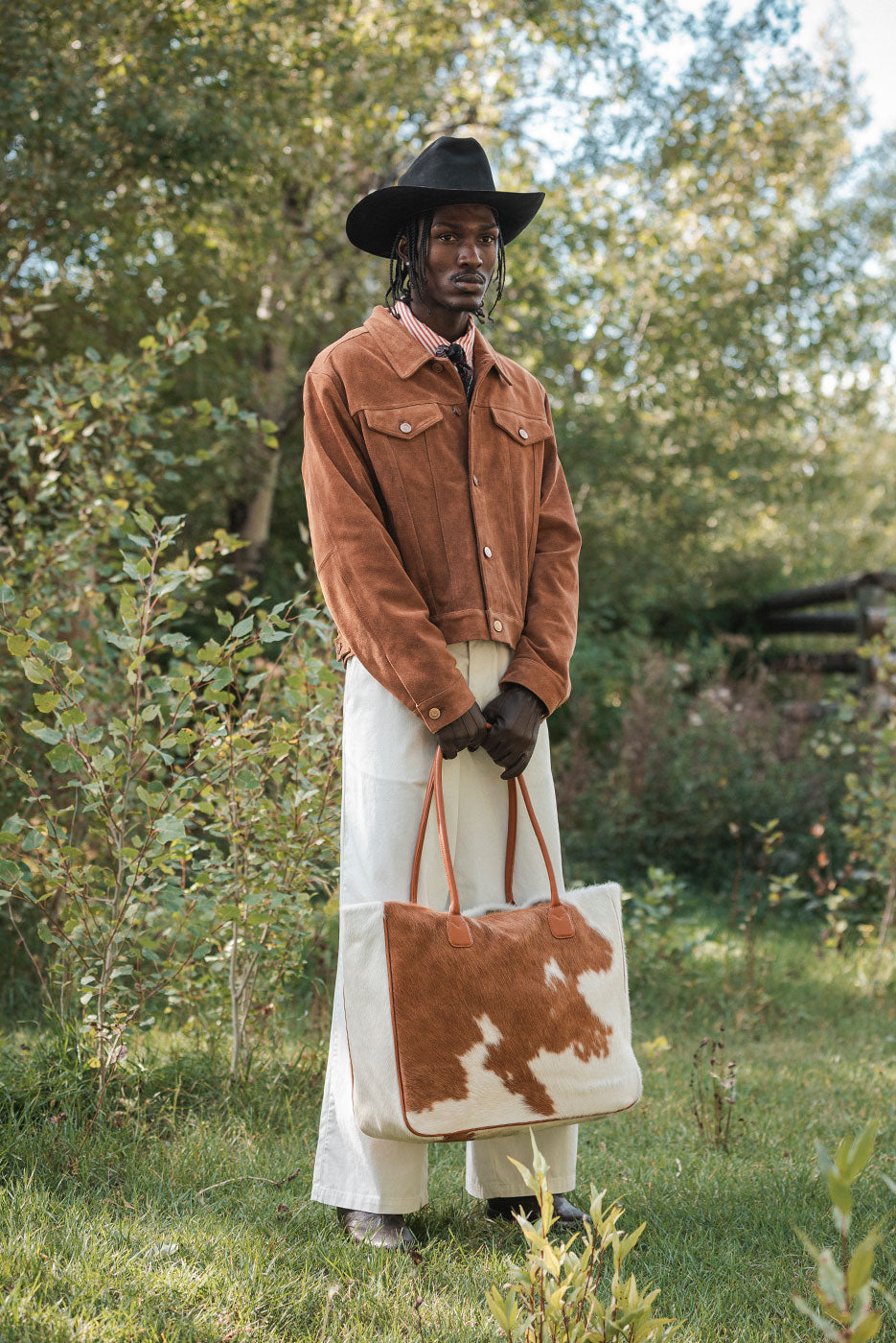 COW HIDE BAG