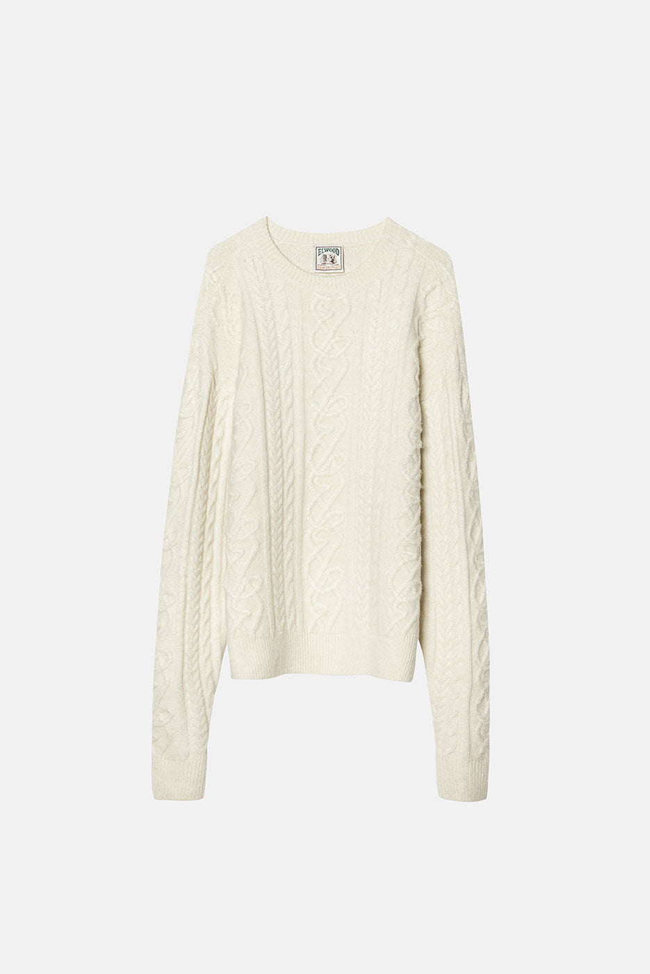ANTIQUE CABLE KNIT SWEATER