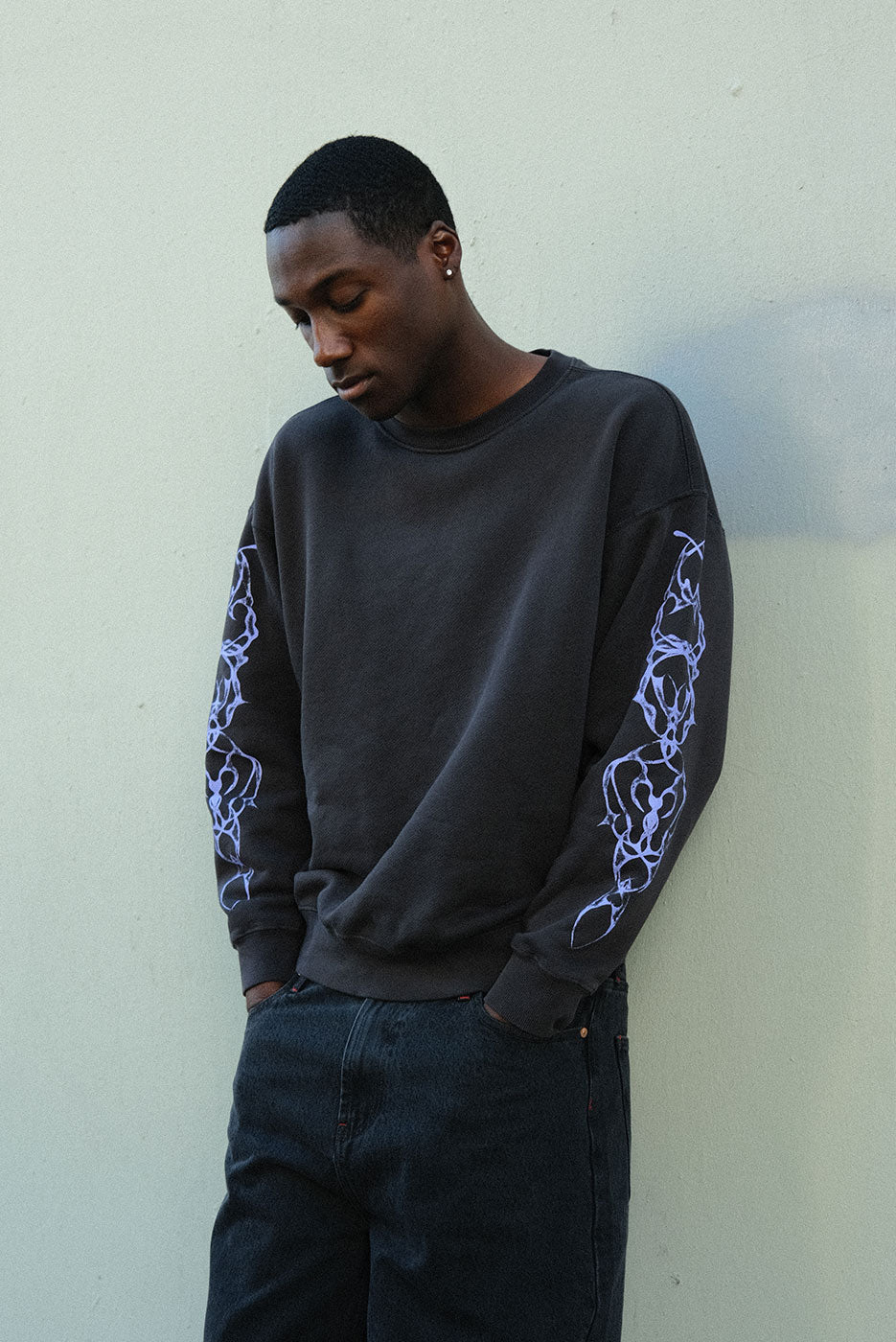 LINE WORK CREWNECK