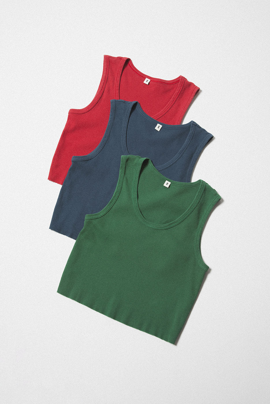 MALIBU CROP TANK 3 PACK