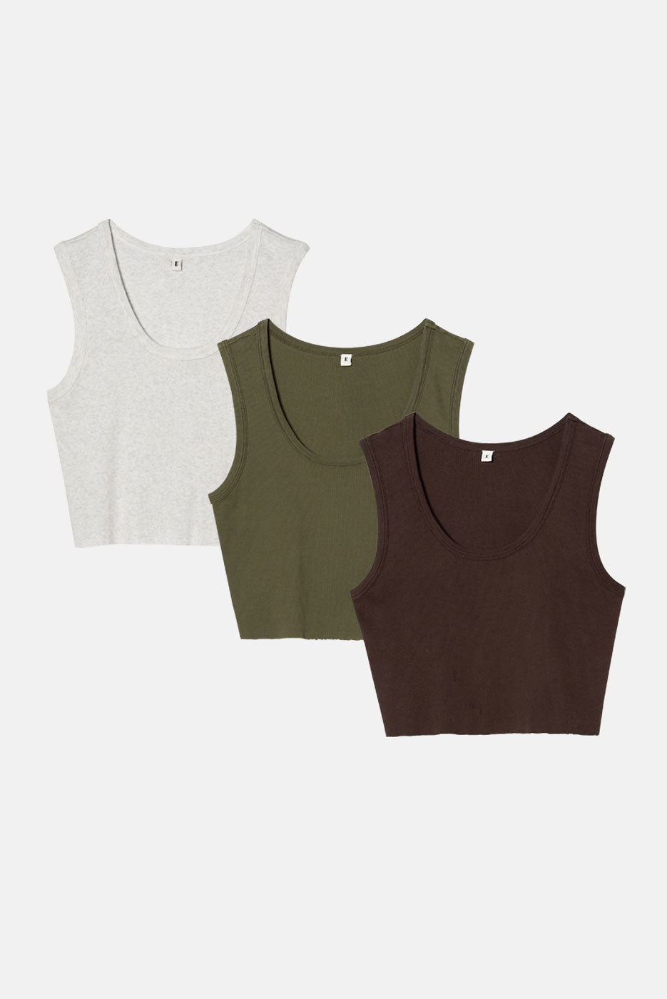 MALIBU CROP TANK 3 PACK