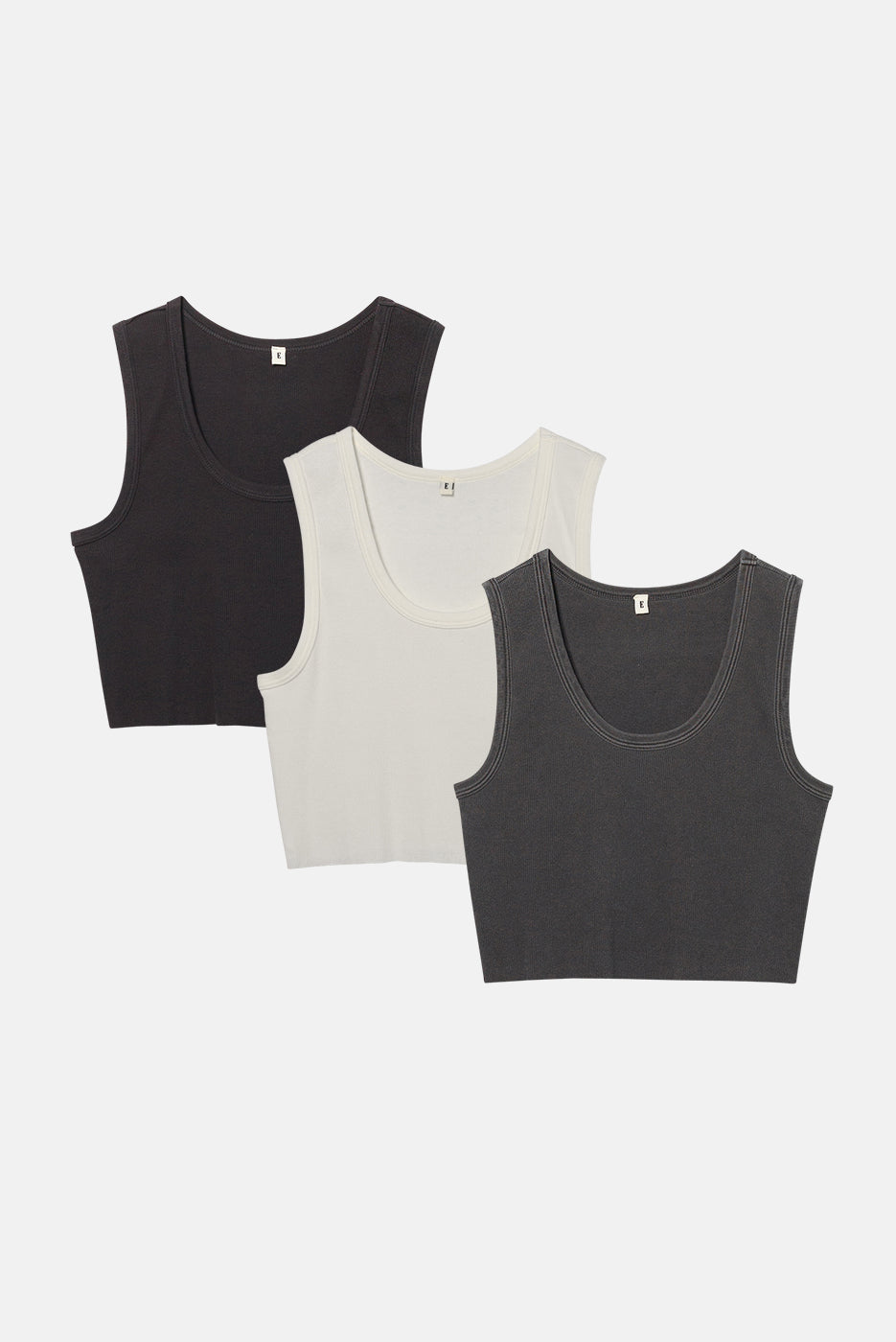 MALIBU CROP TANK 3 PACK