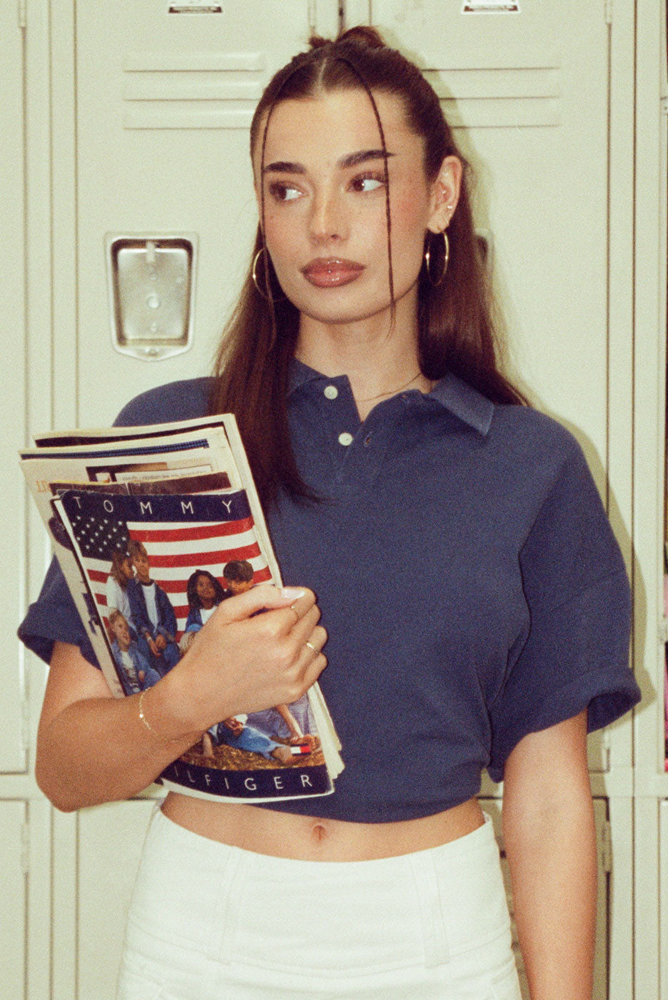 CROPPED UNIFORM POLO