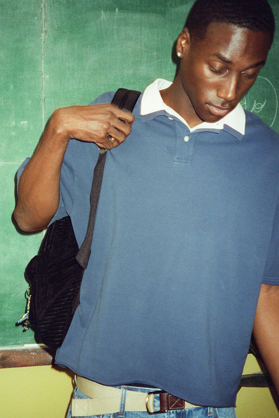 CROPPED UNIFORM POLO