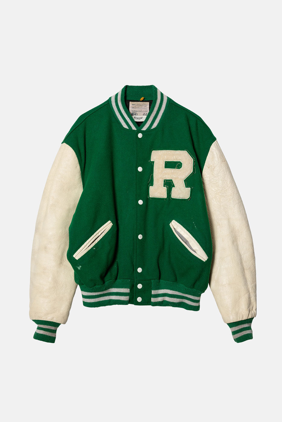 VINTAGE LETTERMAN JACKET - M