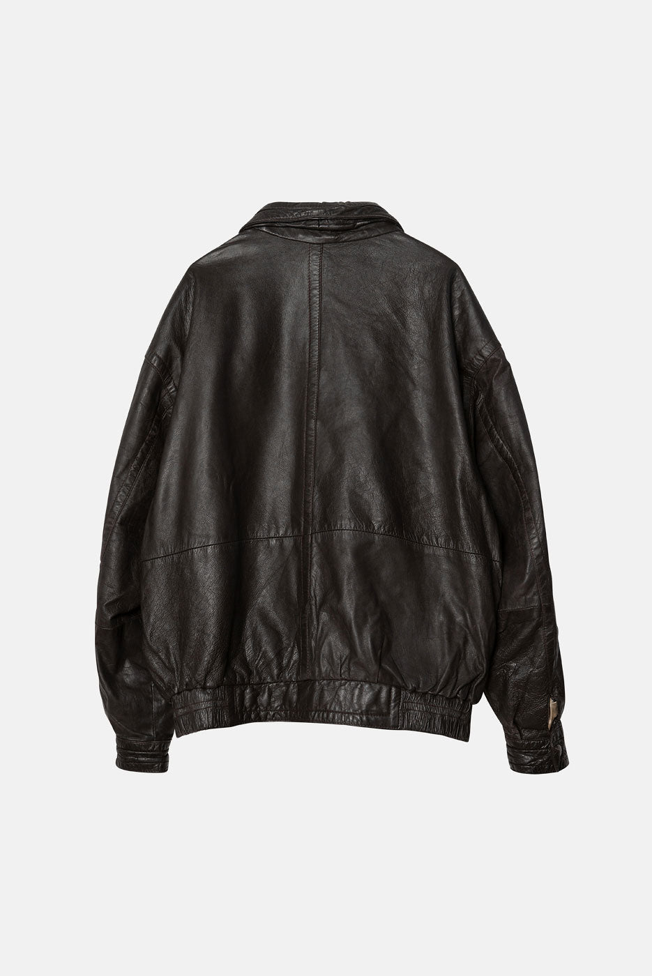 VINTAGE BROWN LEATHER JACKET - L