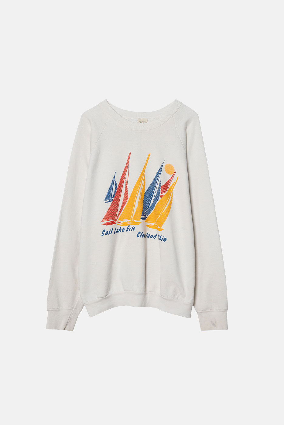 VINTAGE SAIL LAKE ERIE CREWNECK
