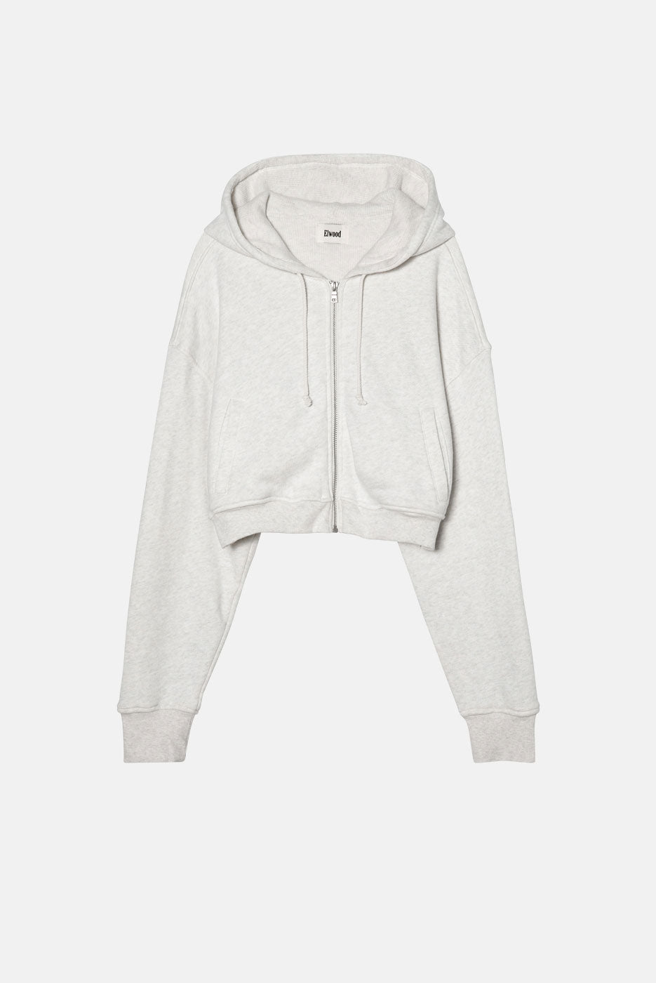 BABYDOLL CROP ZIP HOODIE