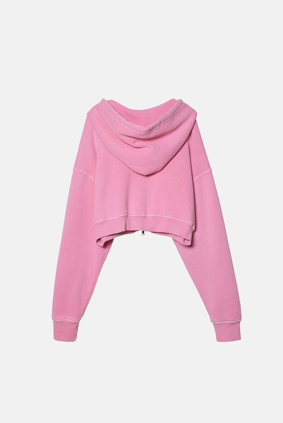 BABYDOLL CROP ZIP HOODIE