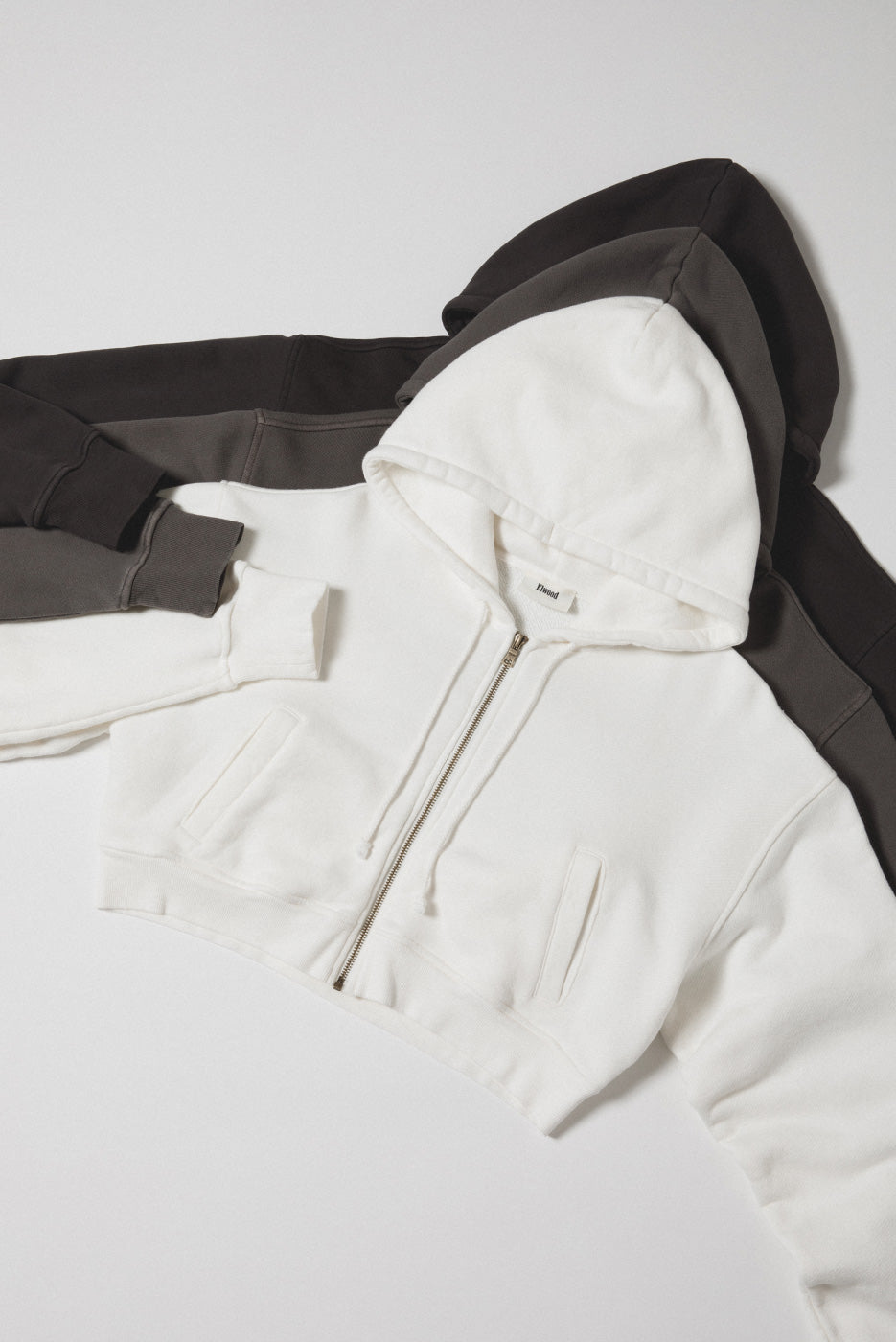 BABYDOLL CROP ZIP HOODIE 2.0 3 PACK