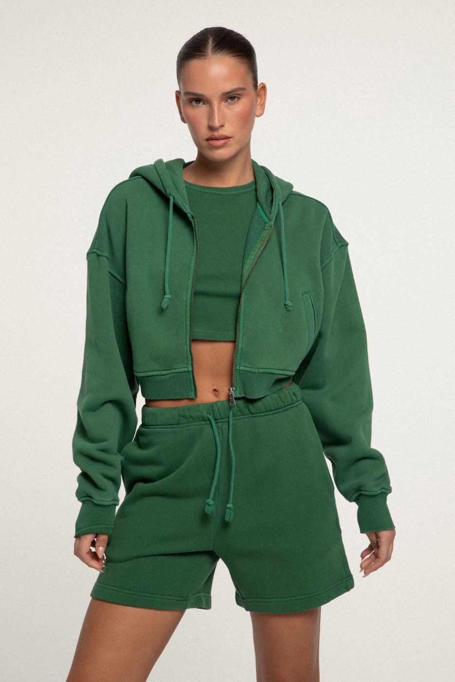 BABYDOLL CROP ZIP HOODIE 2.0 3 PACK