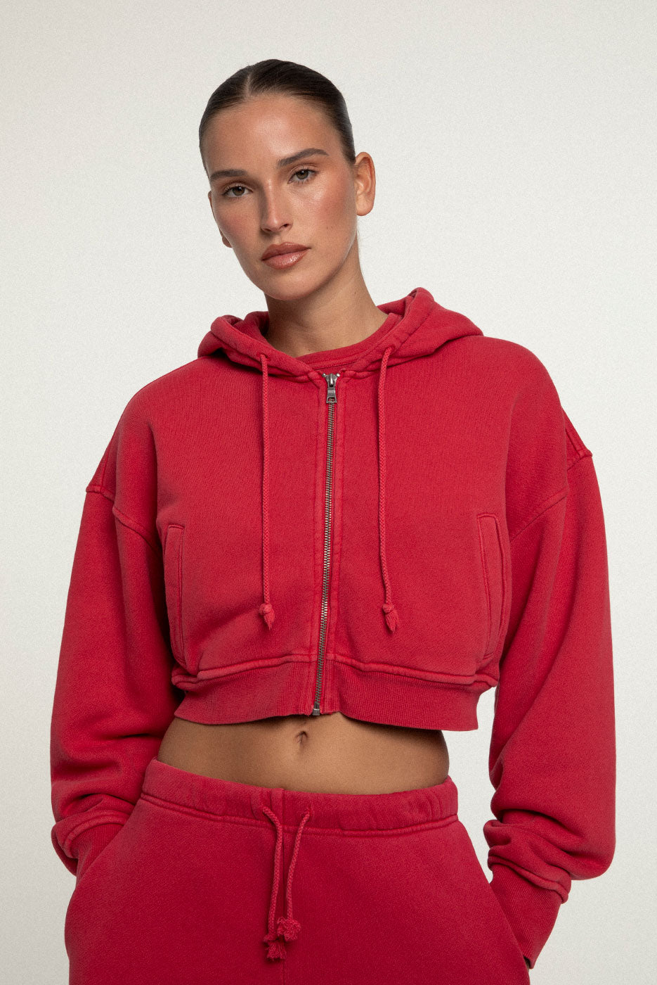 BABYDOLL CROP ZIP HOODIE 2.0 3 PACK