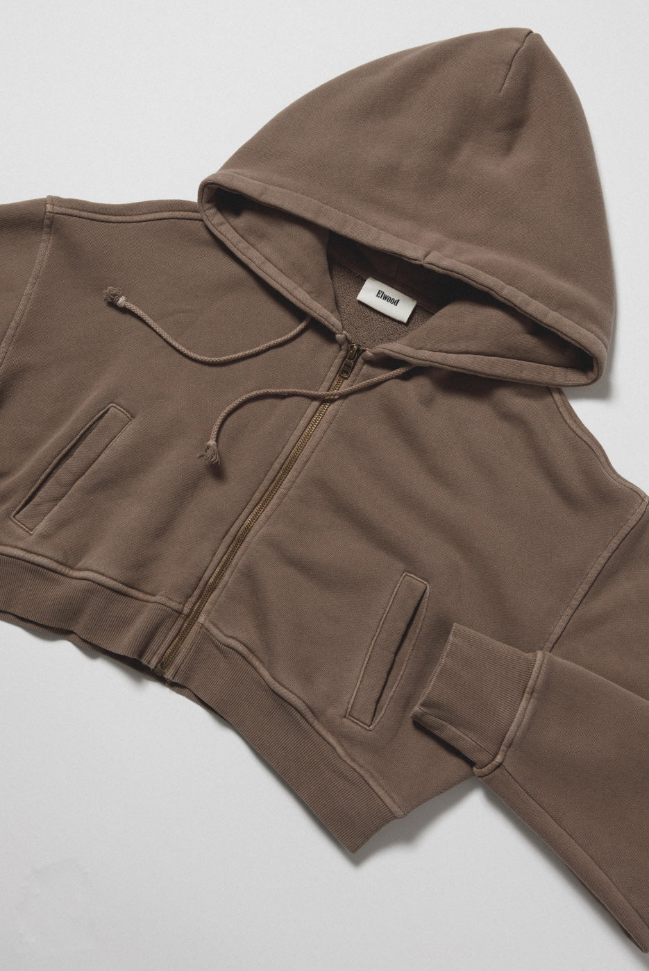 BABYDOLL CROP ZIP HOODIE 2.0