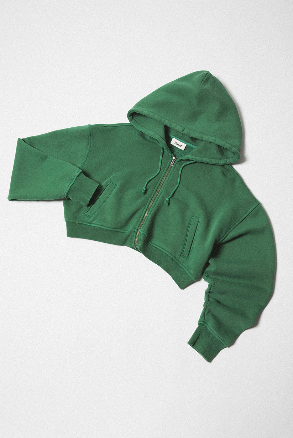 BABYDOLL CROP ZIP HOODIE 2.0