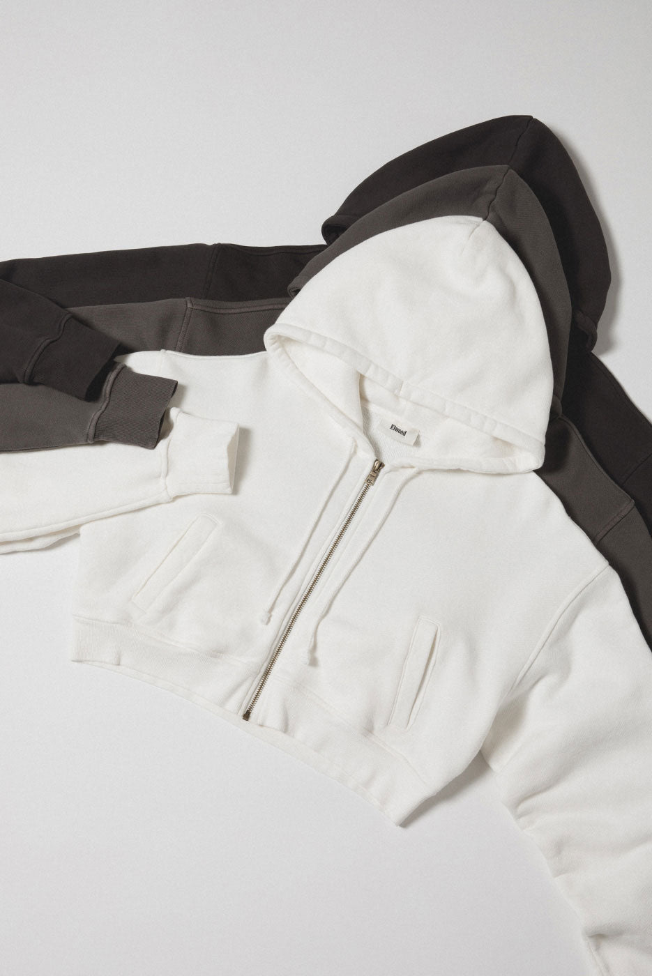 BABYDOLL CROP ZIP HOODIE 2.0