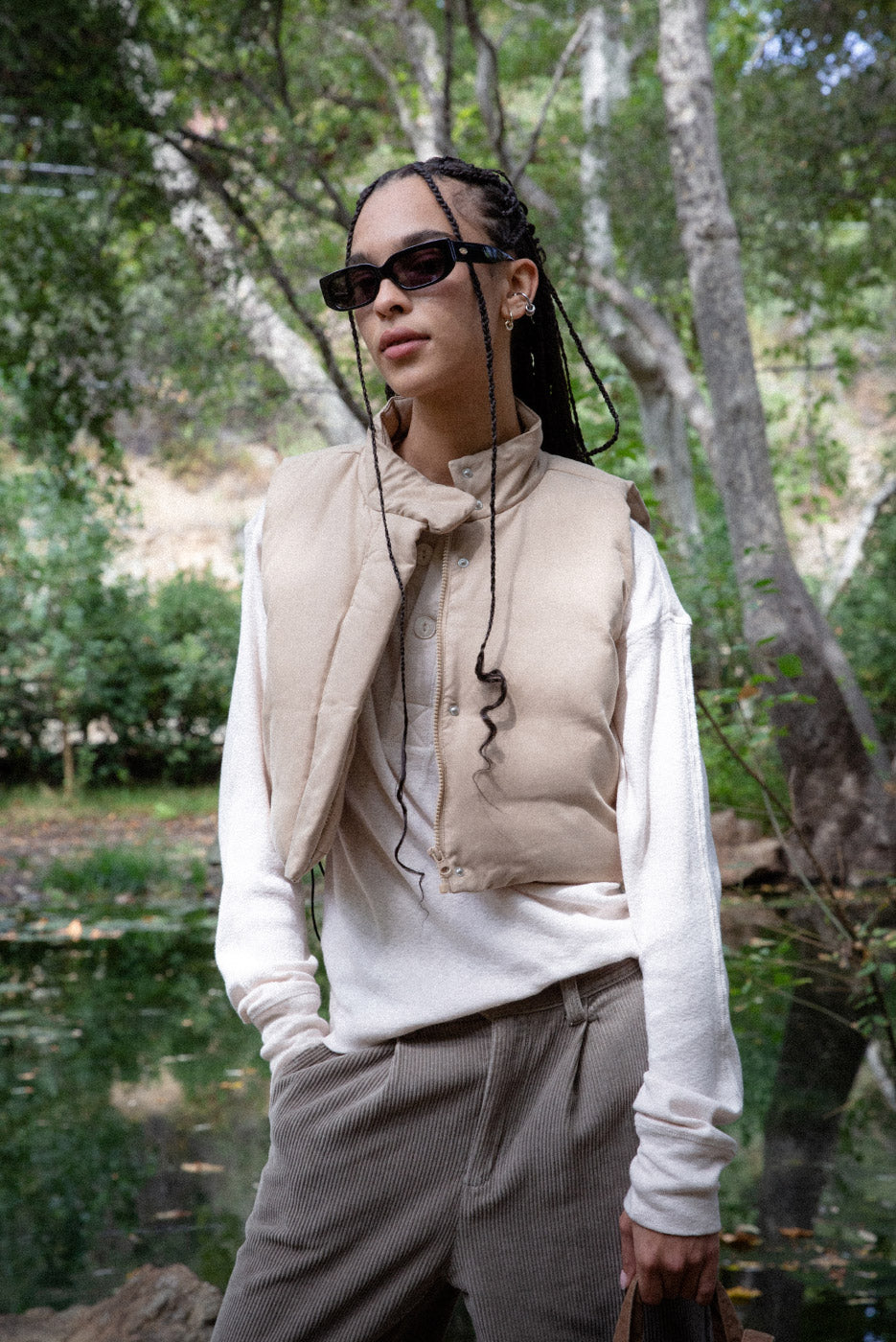 CROP PUFFER VEST